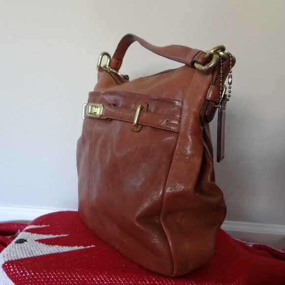 Coach Brown Leather Tote - Picture 2 of 4
